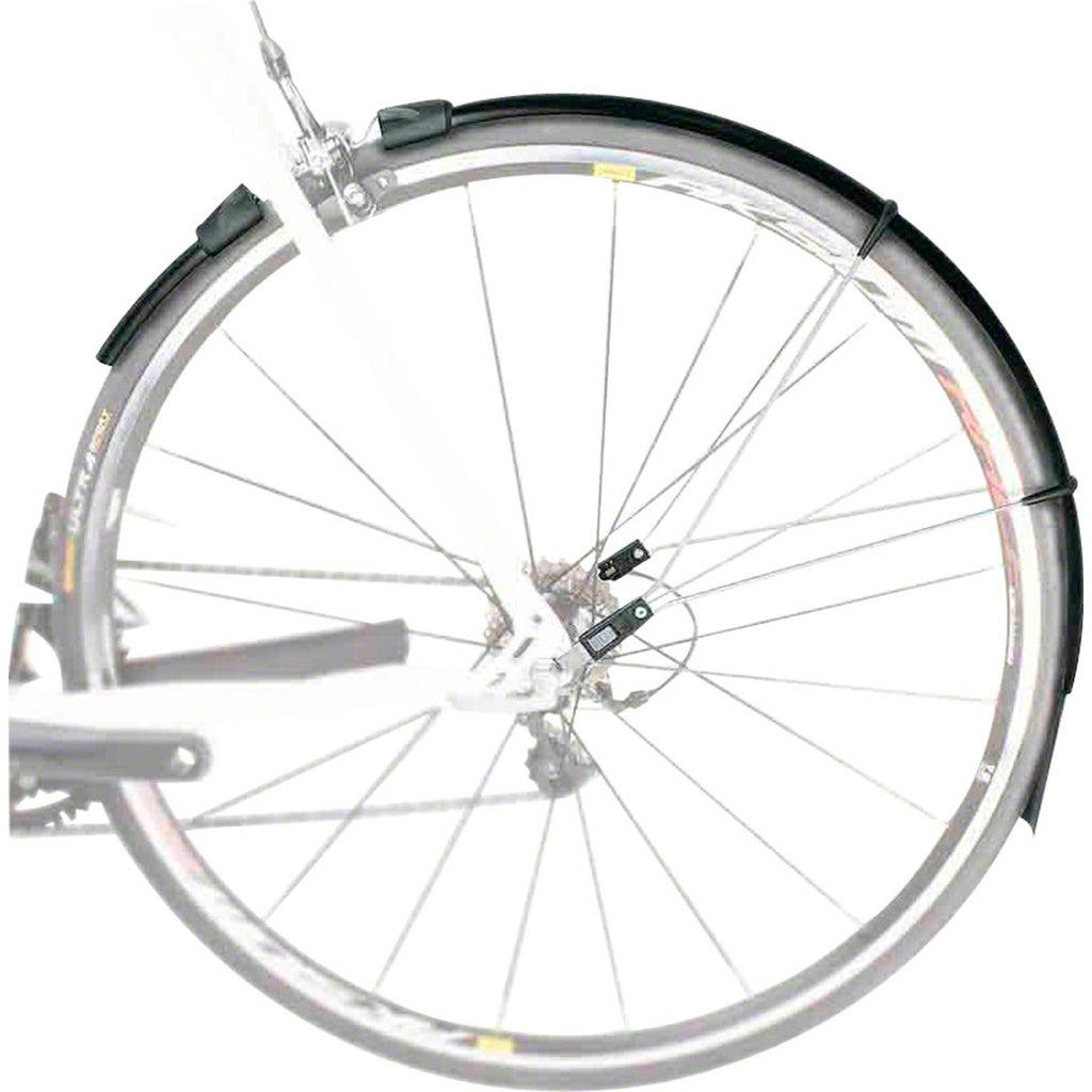 Raceblade Long Fender Set, 700 x 18-25: Black
