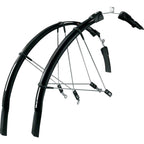 Raceblade Long Fender Set, 700 x 18-25: Black
