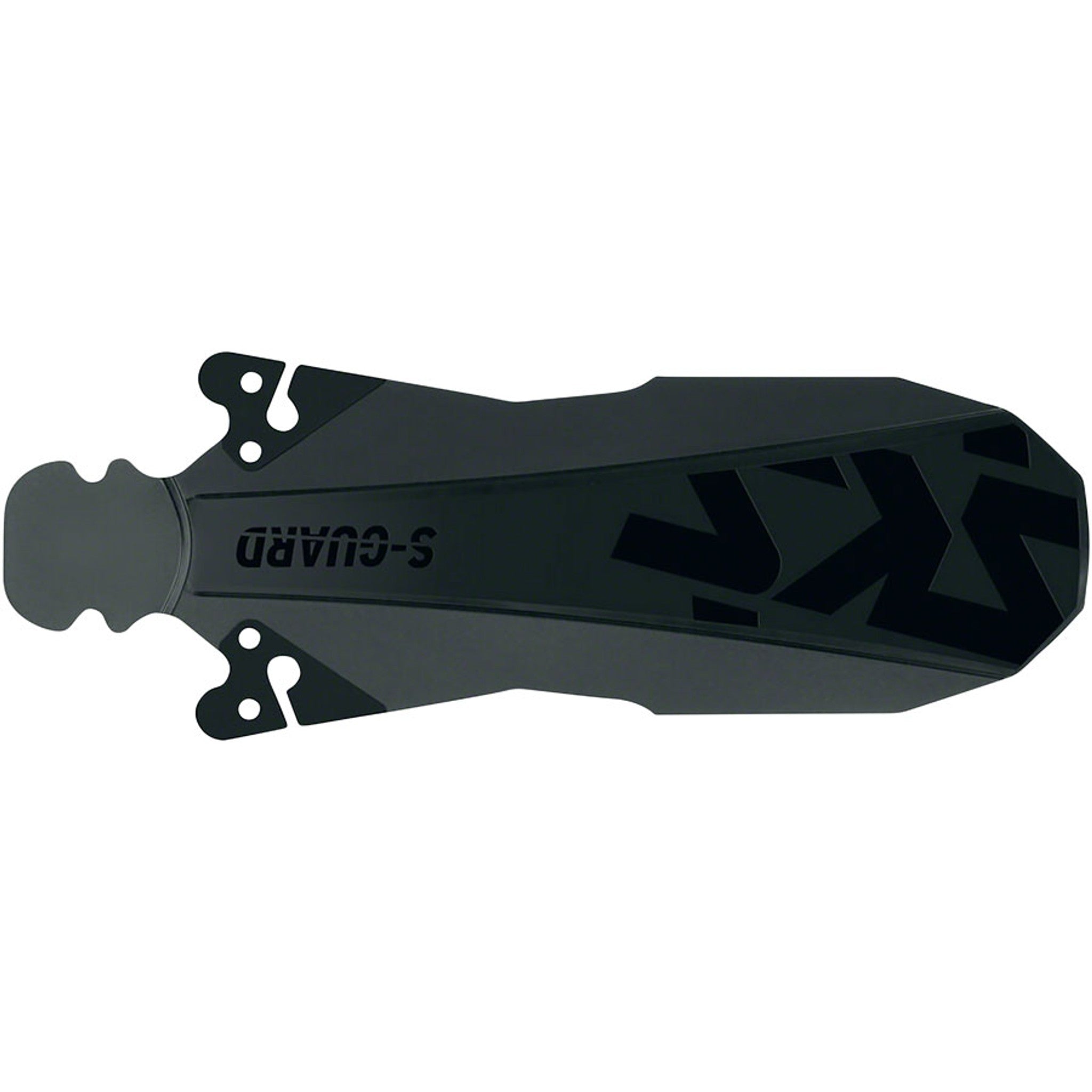 S-Guard Clip-On Rear Fender - Saddle Mount, Black