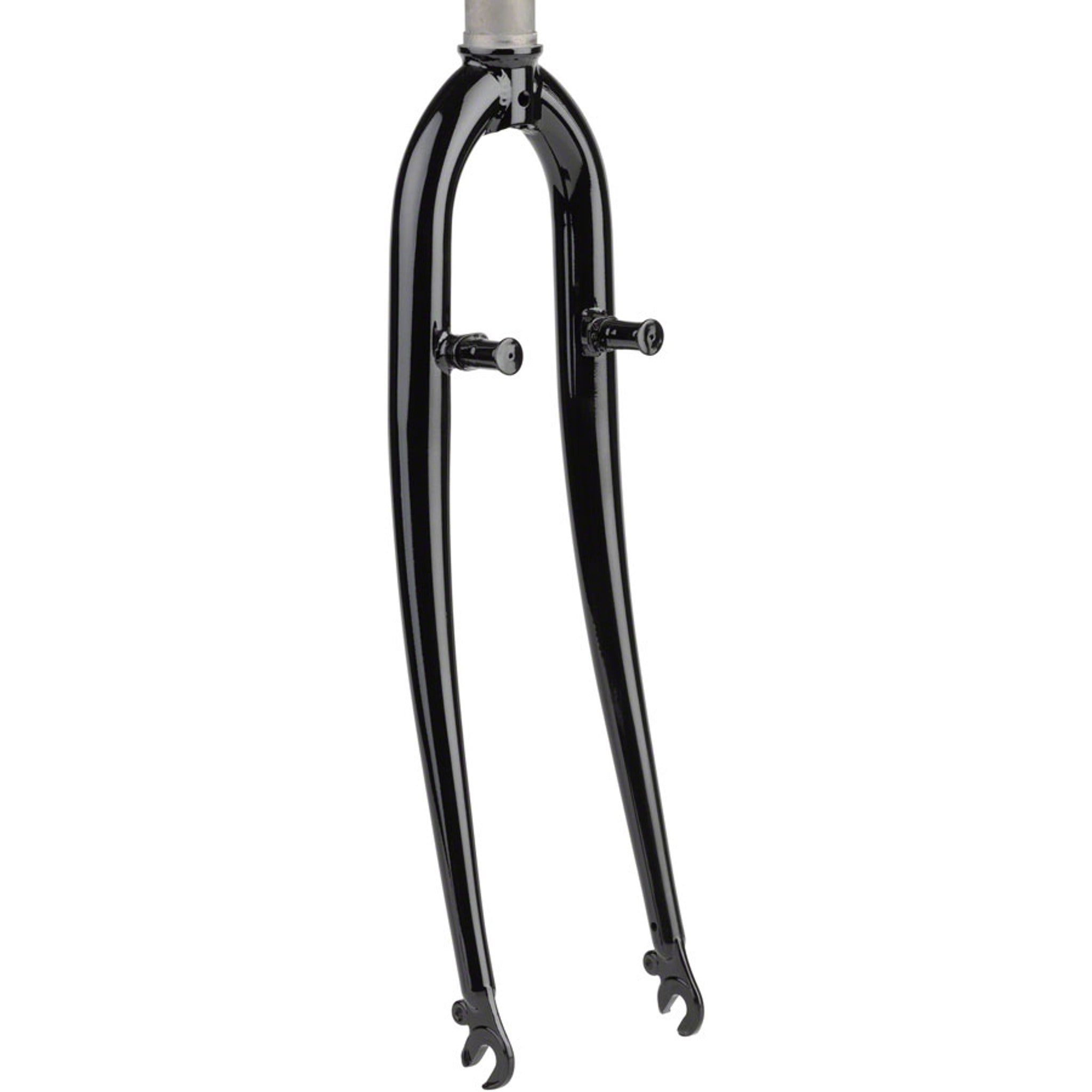 700c Hybrid Fork - QR x 100mm , 1 1/8" Straight Steerer, Canti, Black