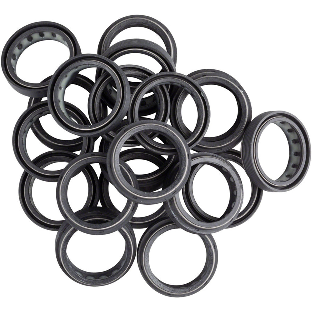 38mm - Dust Wiper Kit - 38mm Flangeless Ultra-low Friction SKF (6mm Foam Rings) - Dust Wiper Kit - 38mm Black, Includes Flangeless Dust Wipers, (QTY 20)