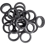 38mm - Dust Wiper Kit - 38mm Flangeless Ultra-low Friction SKF (6mm Foam Rings) - Dust Wiper Kit - 38mm Black, Includes Flangeless Dust Wipers, (QTY 20)