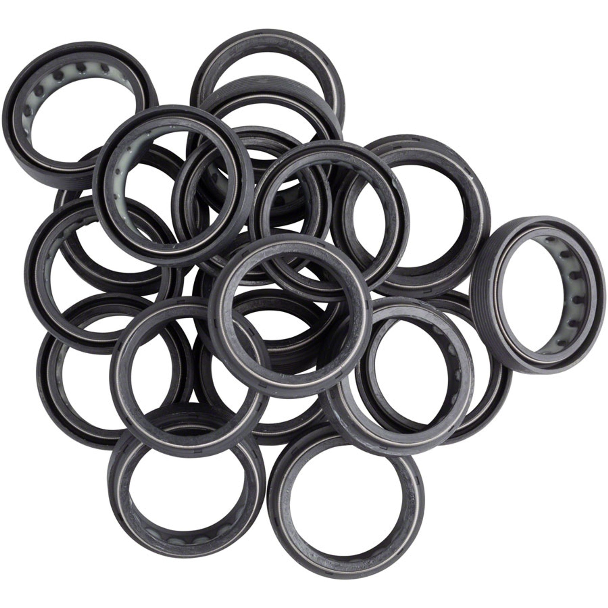 38mm - Dust Wiper Kit - 38mm Flangeless Ultra-low Friction SKF (6mm Foam Rings) - Dust Wiper Kit - 38mm Black, Includes Flangeless Dust Wipers, (QTY 20)