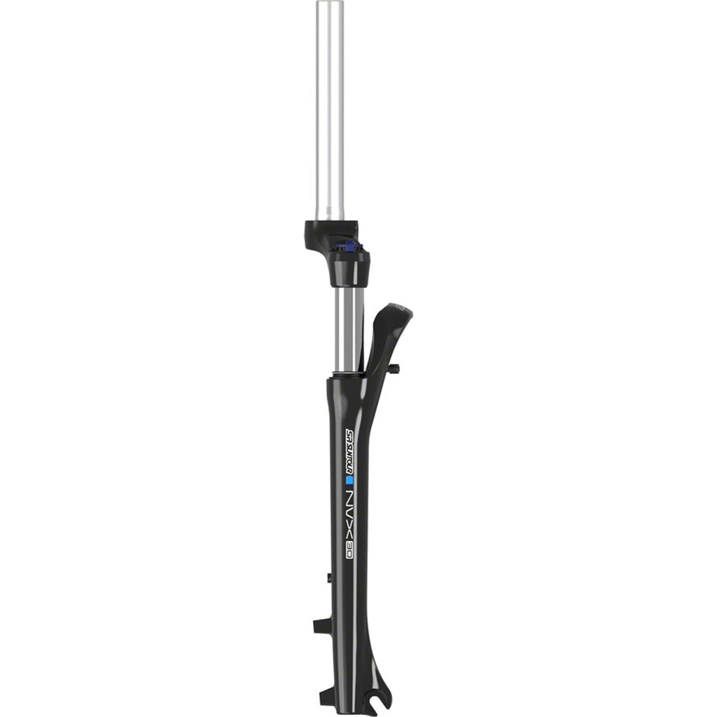 NVX HLO Suspension Fork - 700c, 63mm, 1 1/8" Threadless, QR x 100mm, Disc, Black