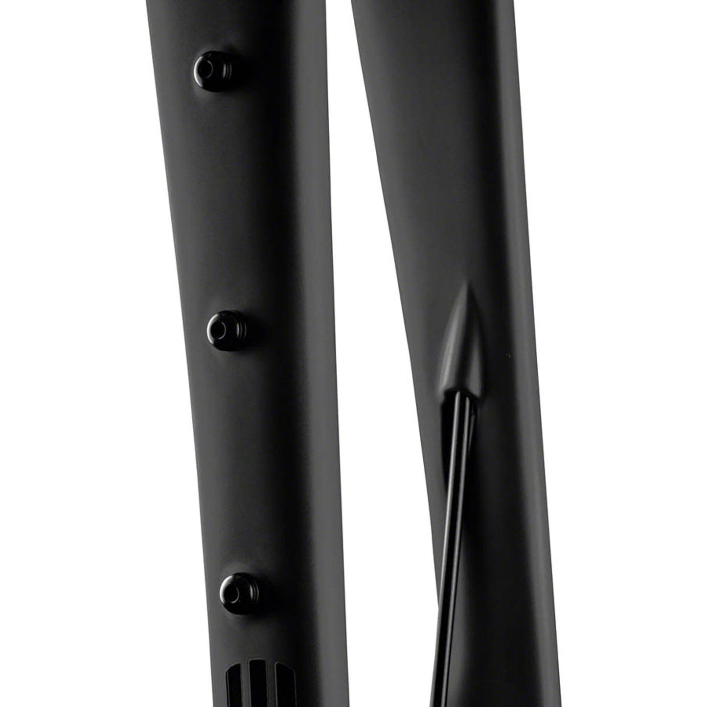 Adventure Fork - 1.5” Tapered, Flat-Mount Disc, Carbon, 12 x 100mm Axle,  49/55 Rake, Black