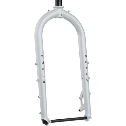 Moonlander Fork - 24", Steel, 12 x 197mm, 1-1/8" Straight Steerer, Lunar Dust Gray