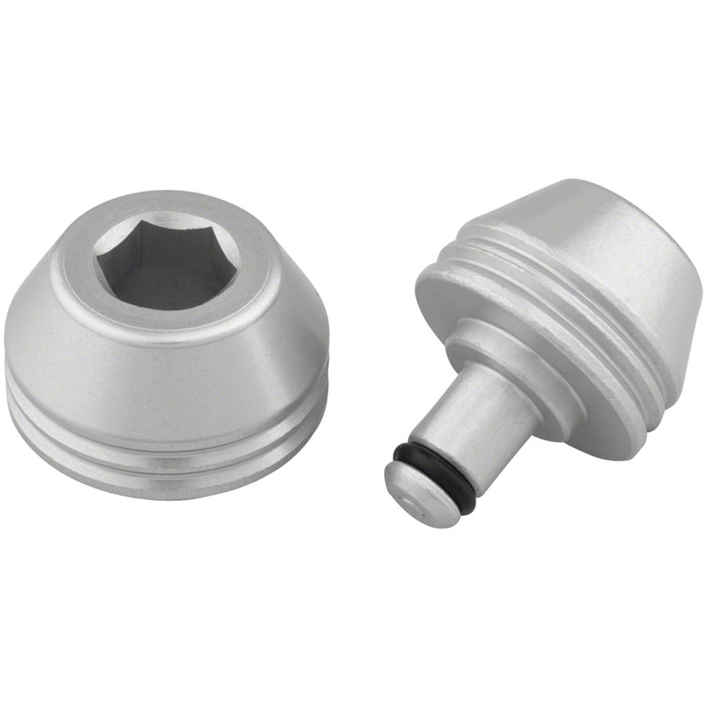 Axle Trainer Caps Silver
