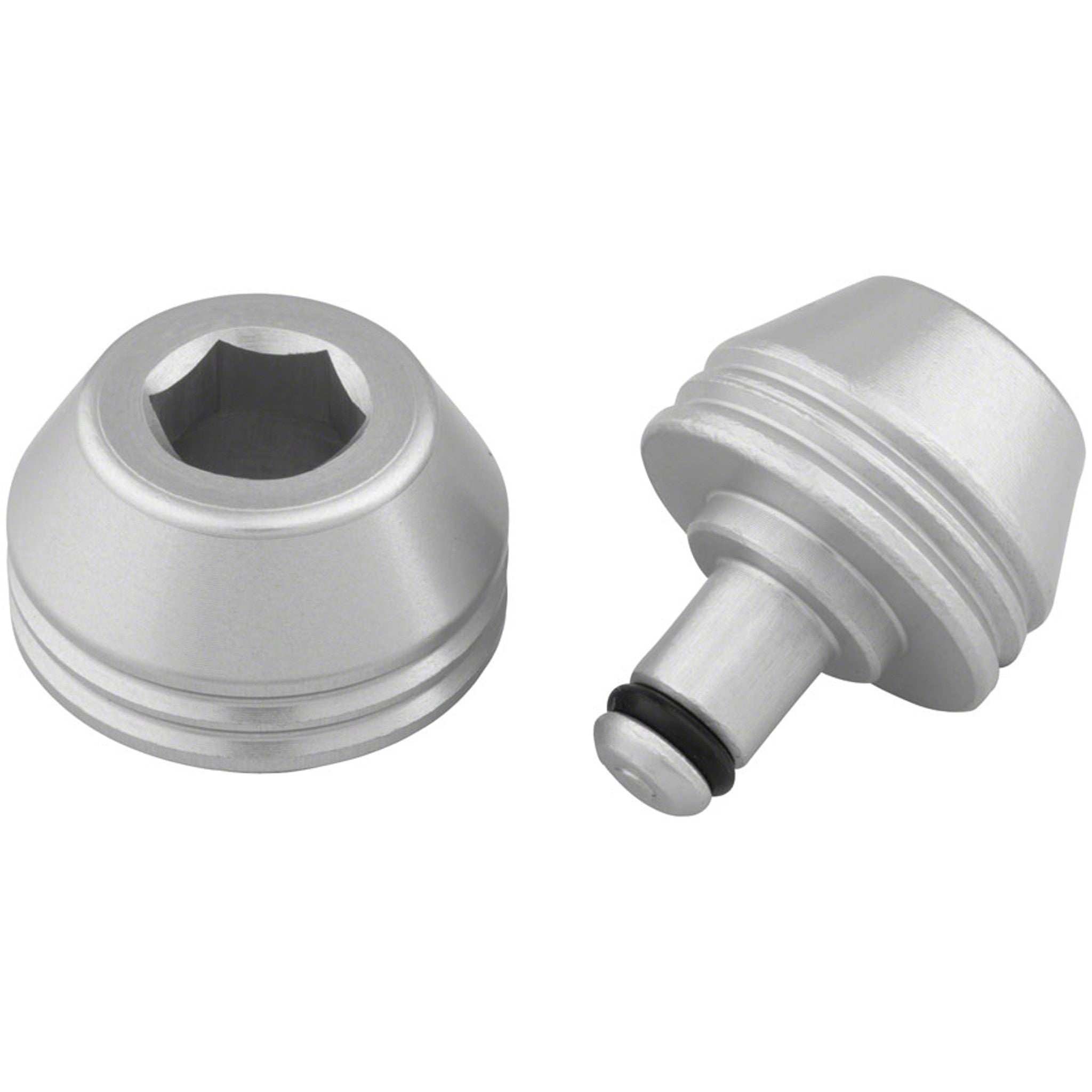 Axle Trainer Caps Silver