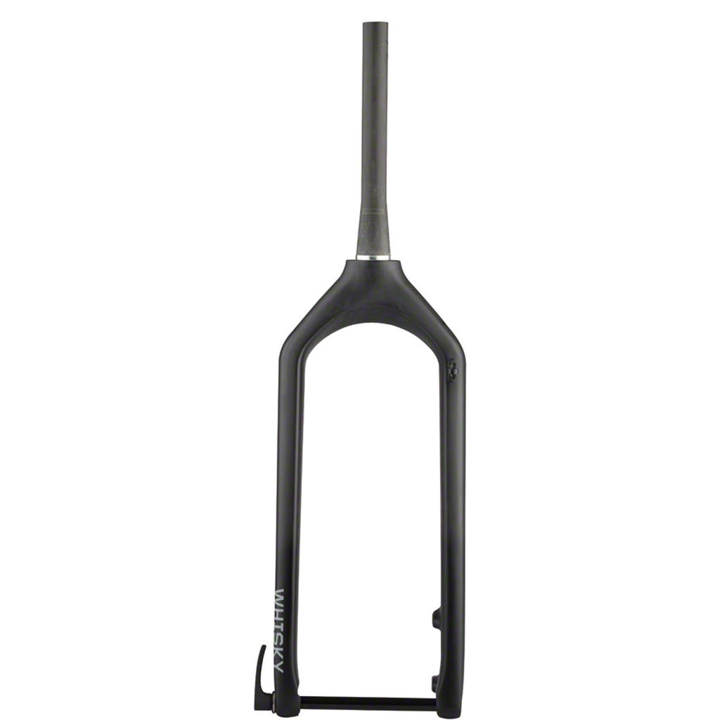 WHISKY No.9 Fat Fork - 15 x 150mm Thru-Axle, 1.5" Tapered Carbon Steerer ,Post Mount Disc, 51mm Offset, Matte Black