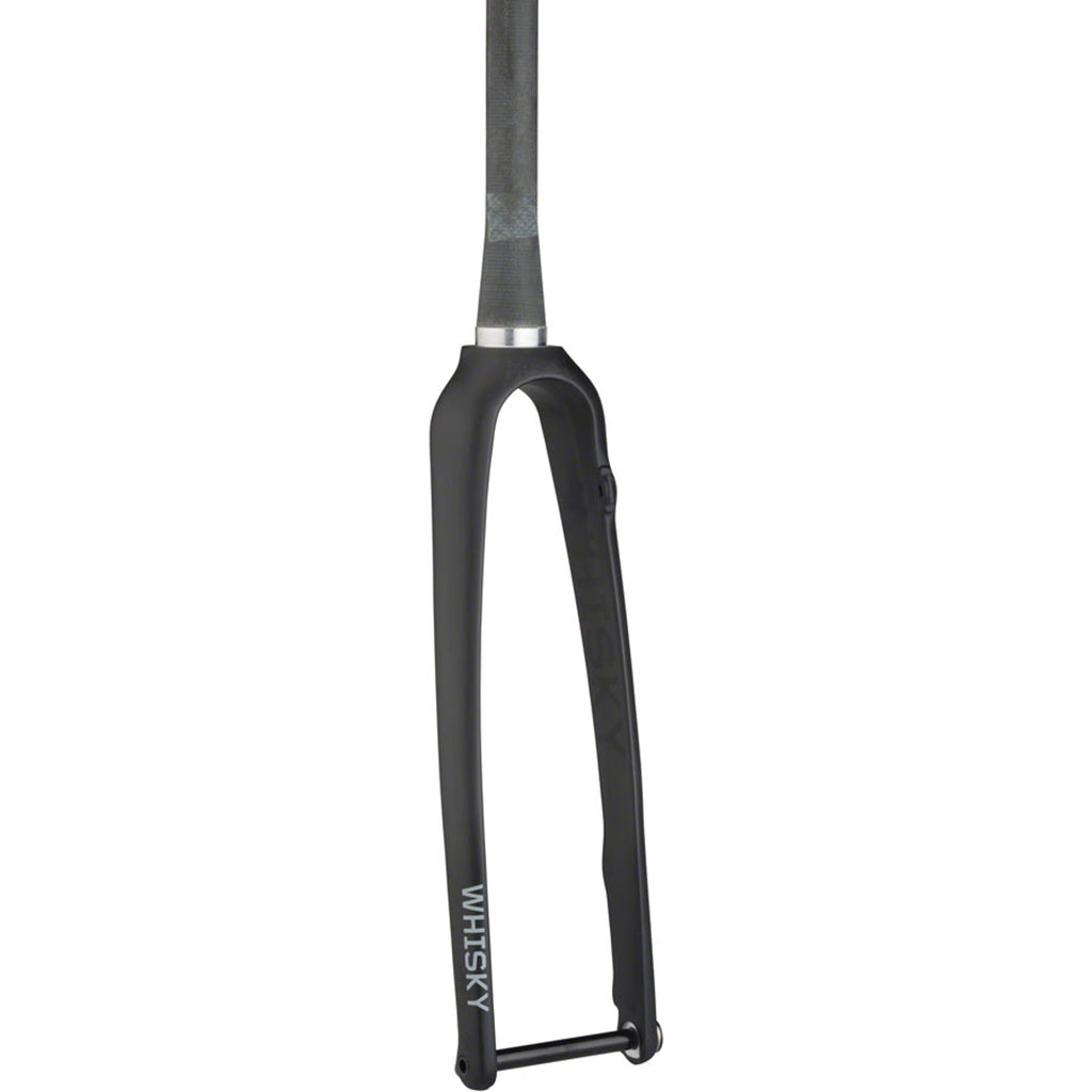 WHISKY No.9 RD+ Fork - 12mm Thru-Axle, 1.5" Tapered Carbon Steerer, Flat Mount Disc, Matte Black