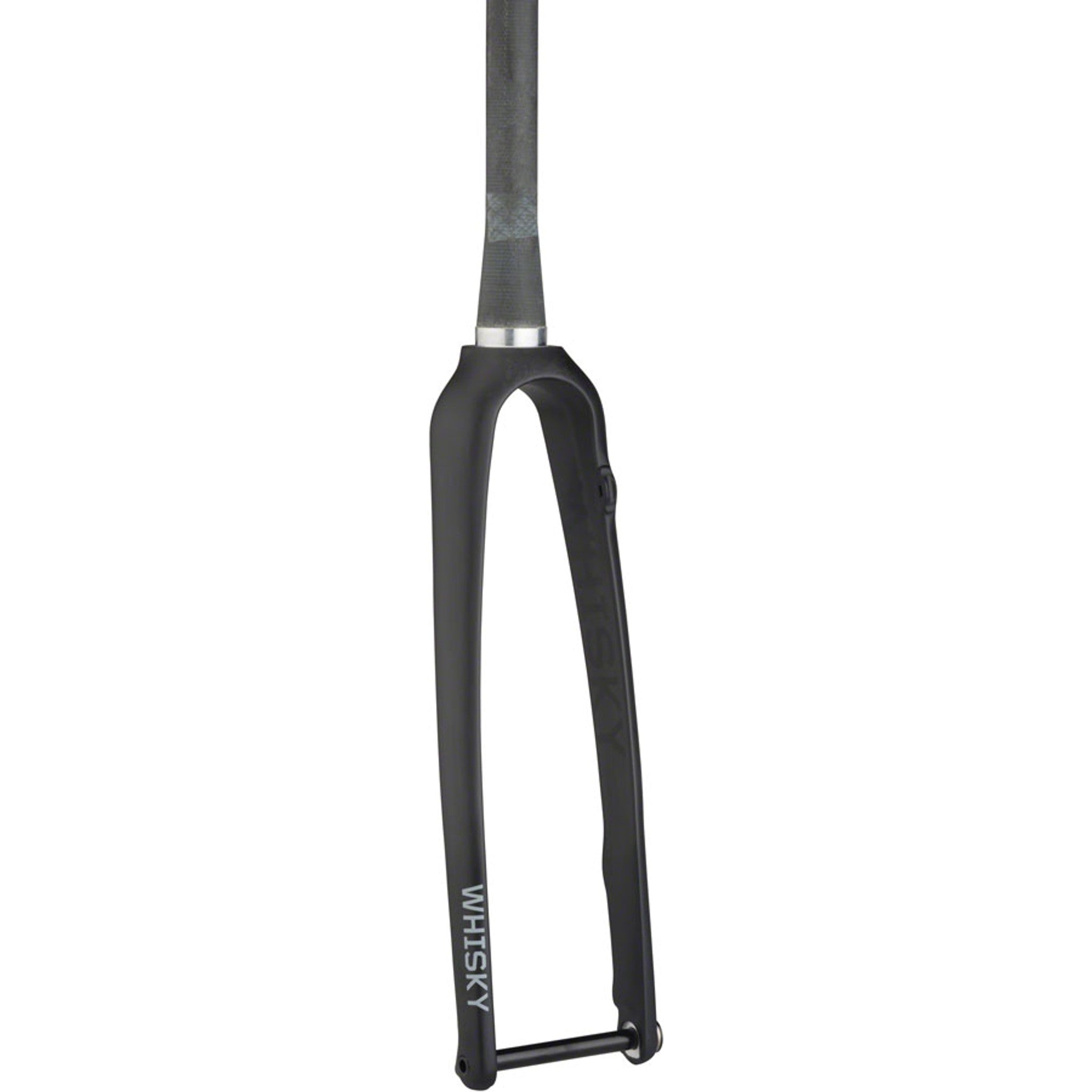 WHISKY No.9 RD+ Fork - 12mm Thru-Axle, 1.5" Tapered Carbon Steerer, Flat Mount Disc, Matte Black