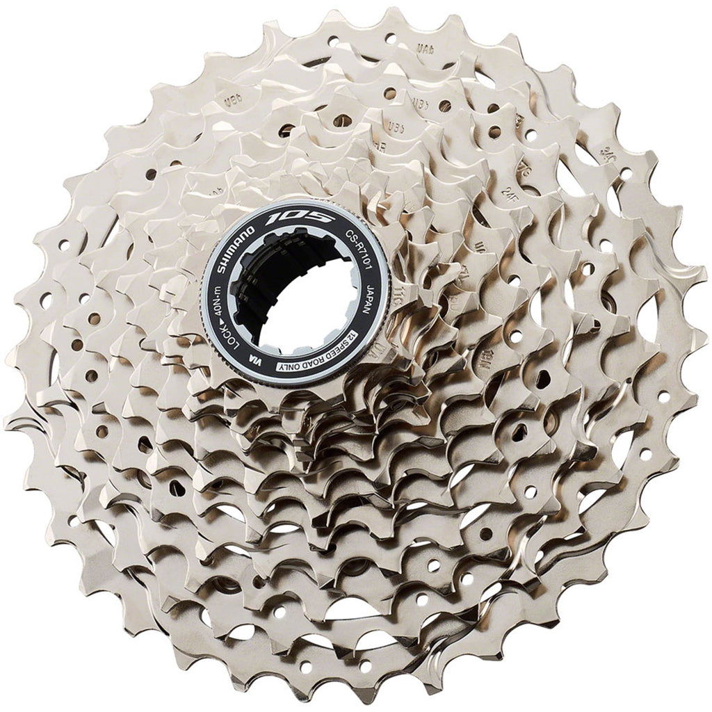 105 CS-R7101-12 Cassette - 12-Speed, 11-34t, HG L2, Silver