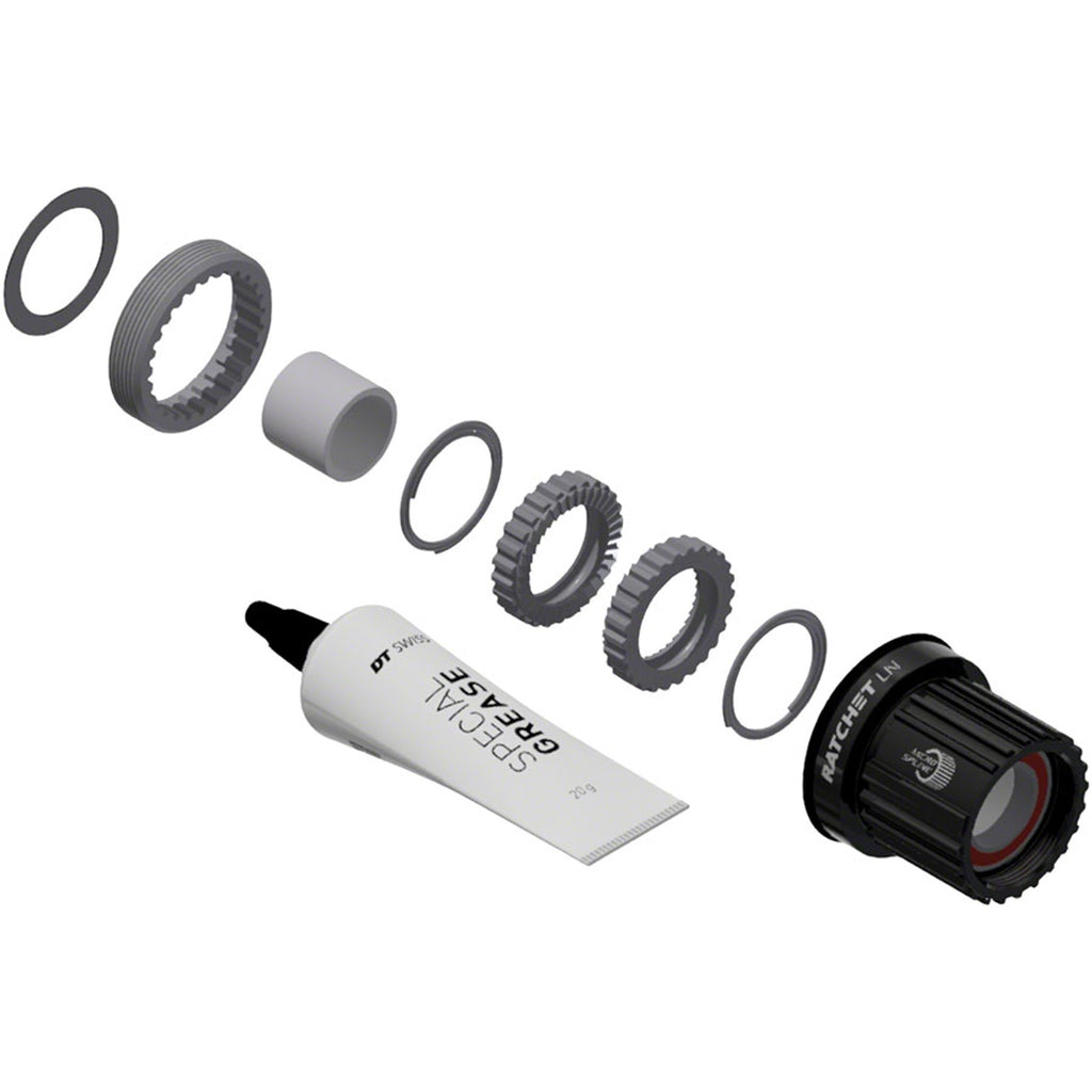 Ratchet LN Freehub Body Upgrade Kit - Standard - Aluminum - Sealed Bearing