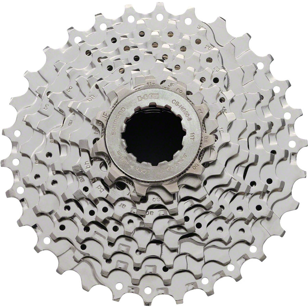 Sora CS-HG50 9-Speed Cassette - Nickel Plated - Silver