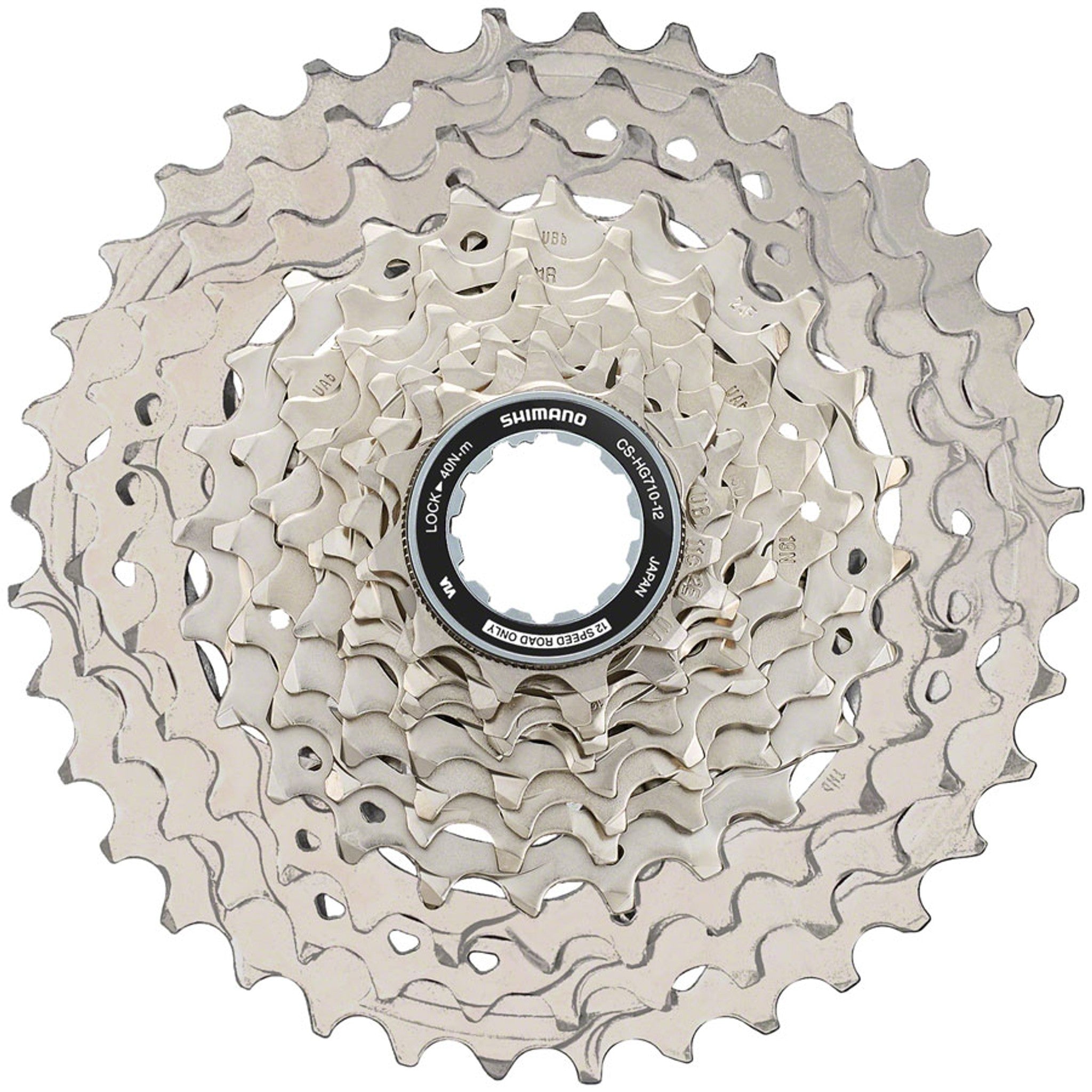 105 CS-HG710-12 Cassette - 12-Speed, 11-36t, HG L2, Silver