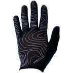 Vented Gloves - Topo Map Black
