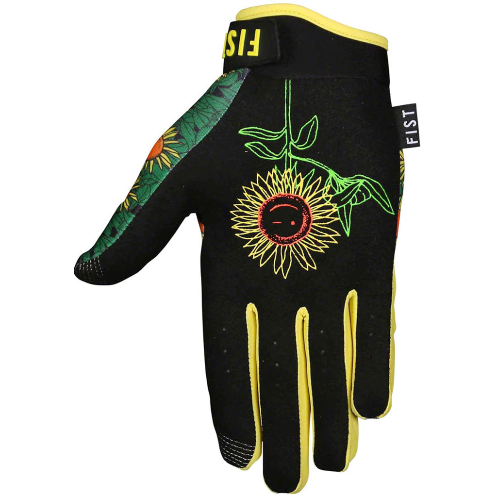 Sun Flower Glove - Multi-Color, Full Finger, X-Large