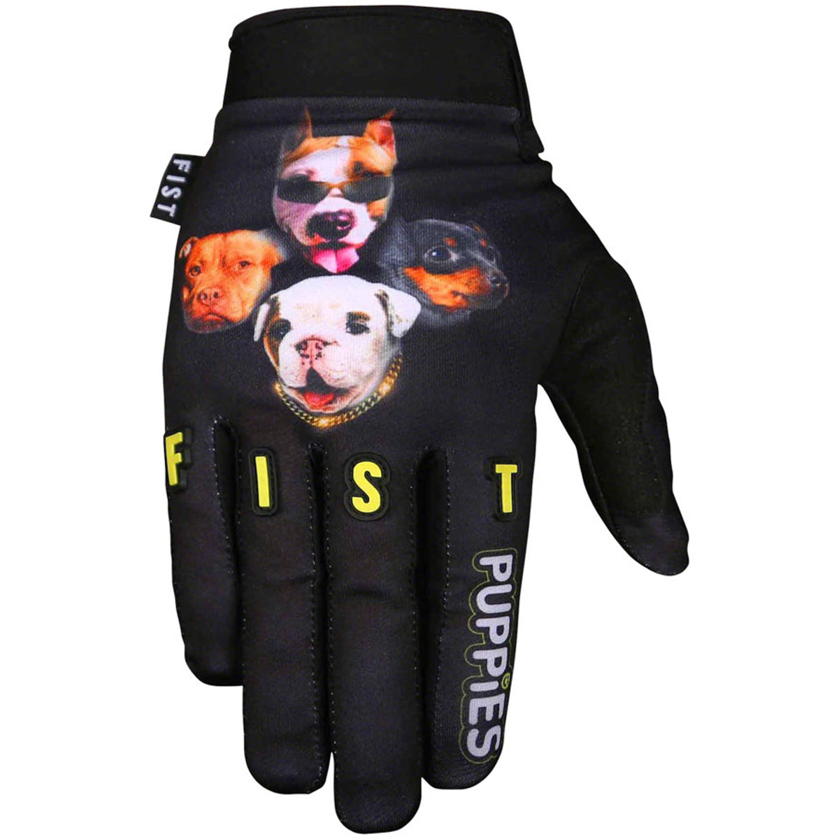 Puppies Make Me Happy Glove - Multi-Color, Full Finger, 2X-Small