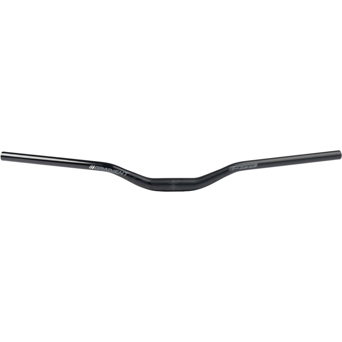 Gradient Alloy Riser Handlebar - Aluminum - 800mm - Black