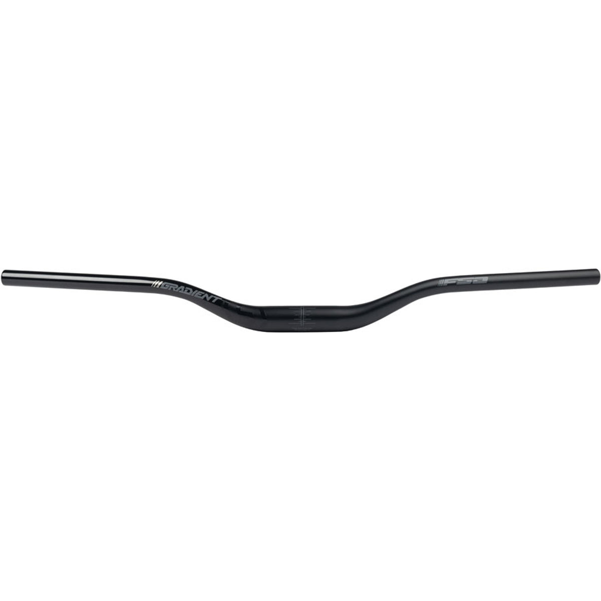 Gradient Alloy Riser Handlebar - Aluminum - 800mm - Black