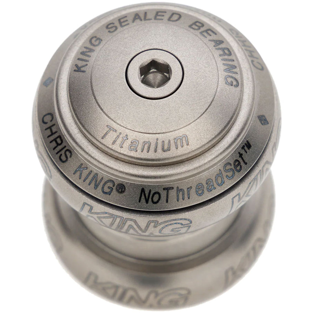 NoThreadSet Titanium Headset - 1-1/8", EC34 Upper / EC34 Lower, Titanium