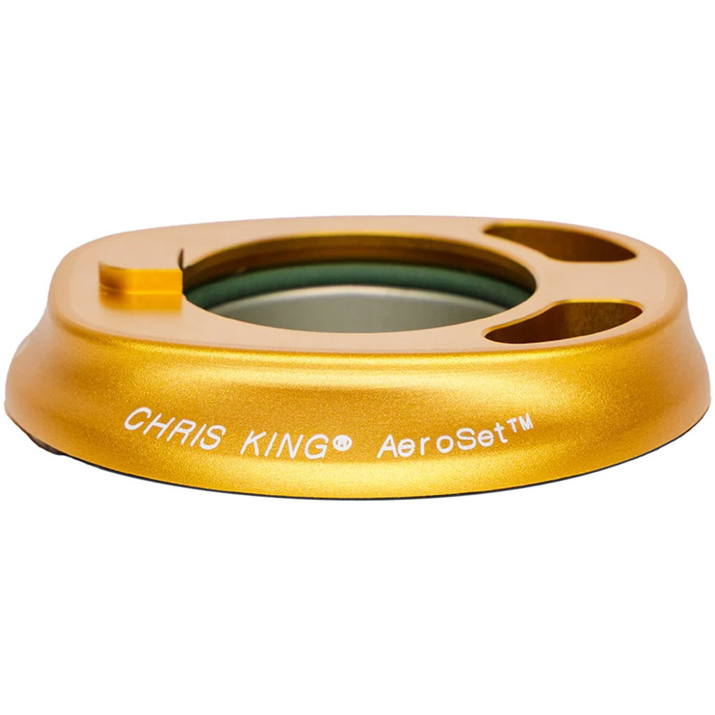 Aeroset 3 Headset Bearing Cap Assembly - Gold - Matte Gold 50th Anniversary