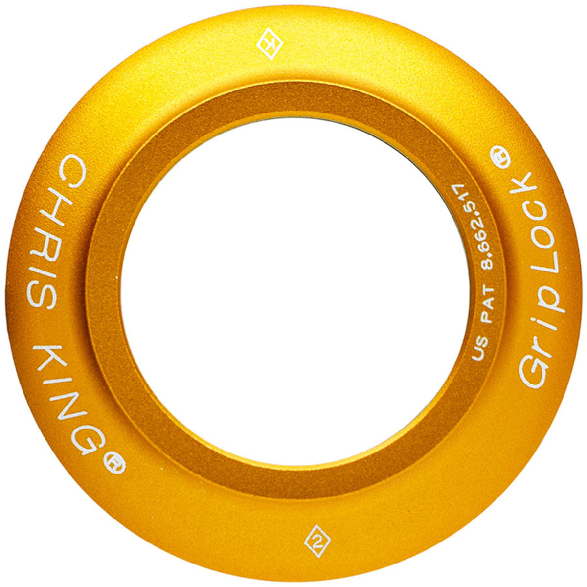 Inset Headset Bearing Cap - Matte Gold - Matte Gold 50th Anniversary