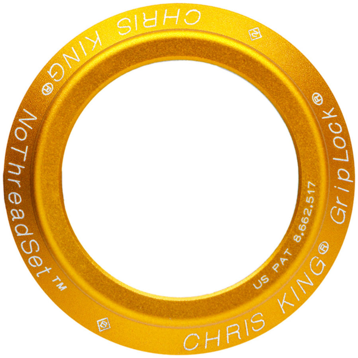 Nothreadset Headset Bearing Cap - Matte Gold - Matte Gold 50th Anniversary