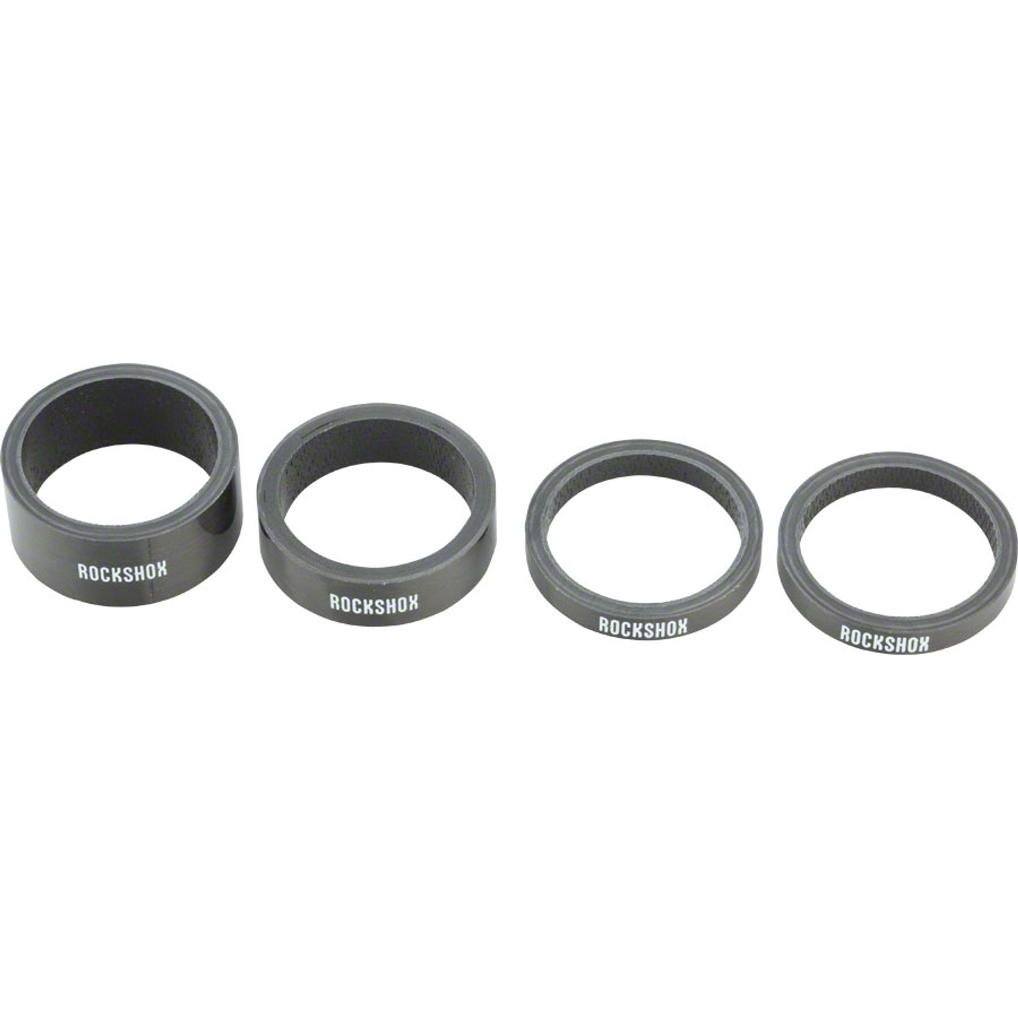 UD Carbon Headset Spacer Set, Includes 5mm x 2, 10mm x 1, 15mm x 1