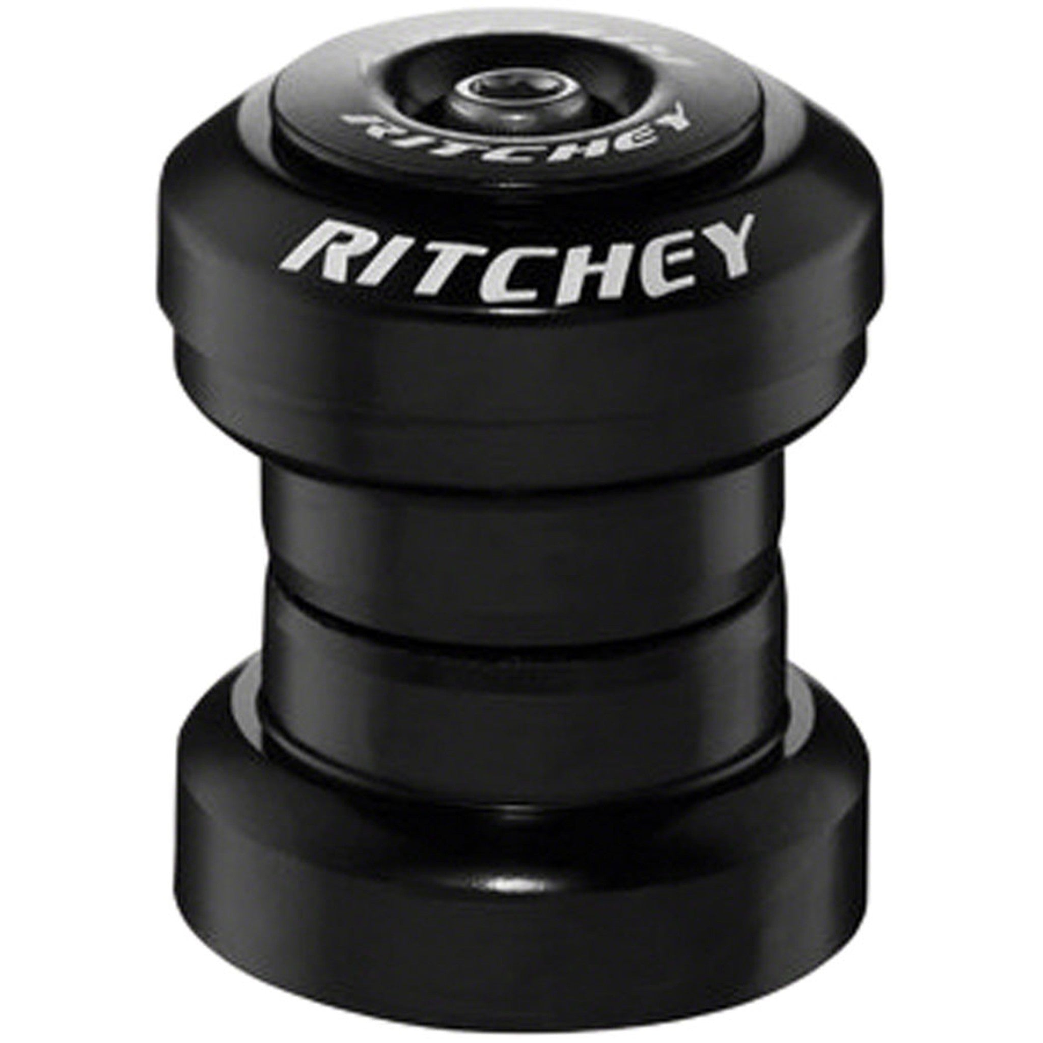 Logic Comp 1-1/8" Threadless Headset: EC34/28.6 EC34/30, Black