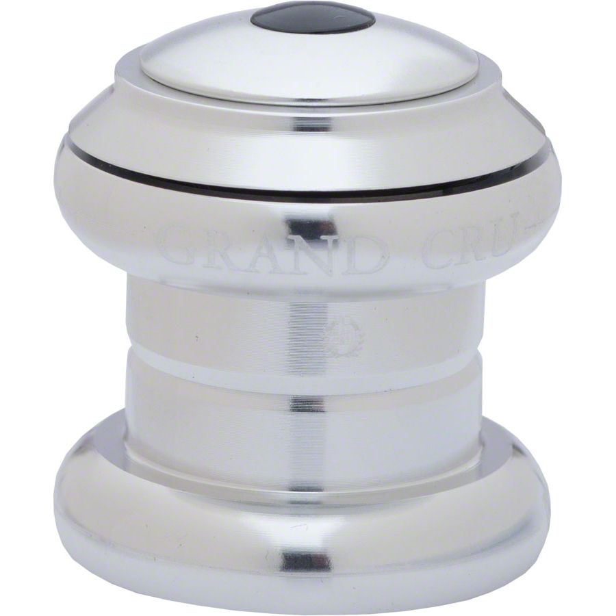 Grand Cru 1-1/8" Threadless Headset: Polished Silver