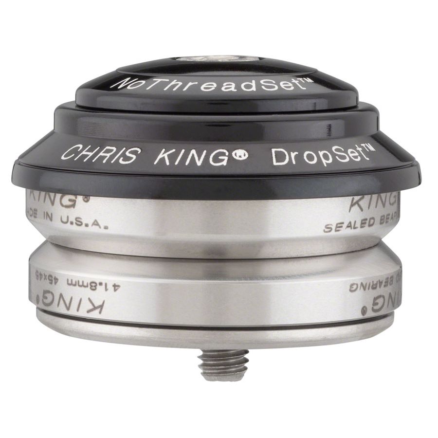 DropSet 4 Headset - 1-1/8", 42/42mm, 45 Deg, Black