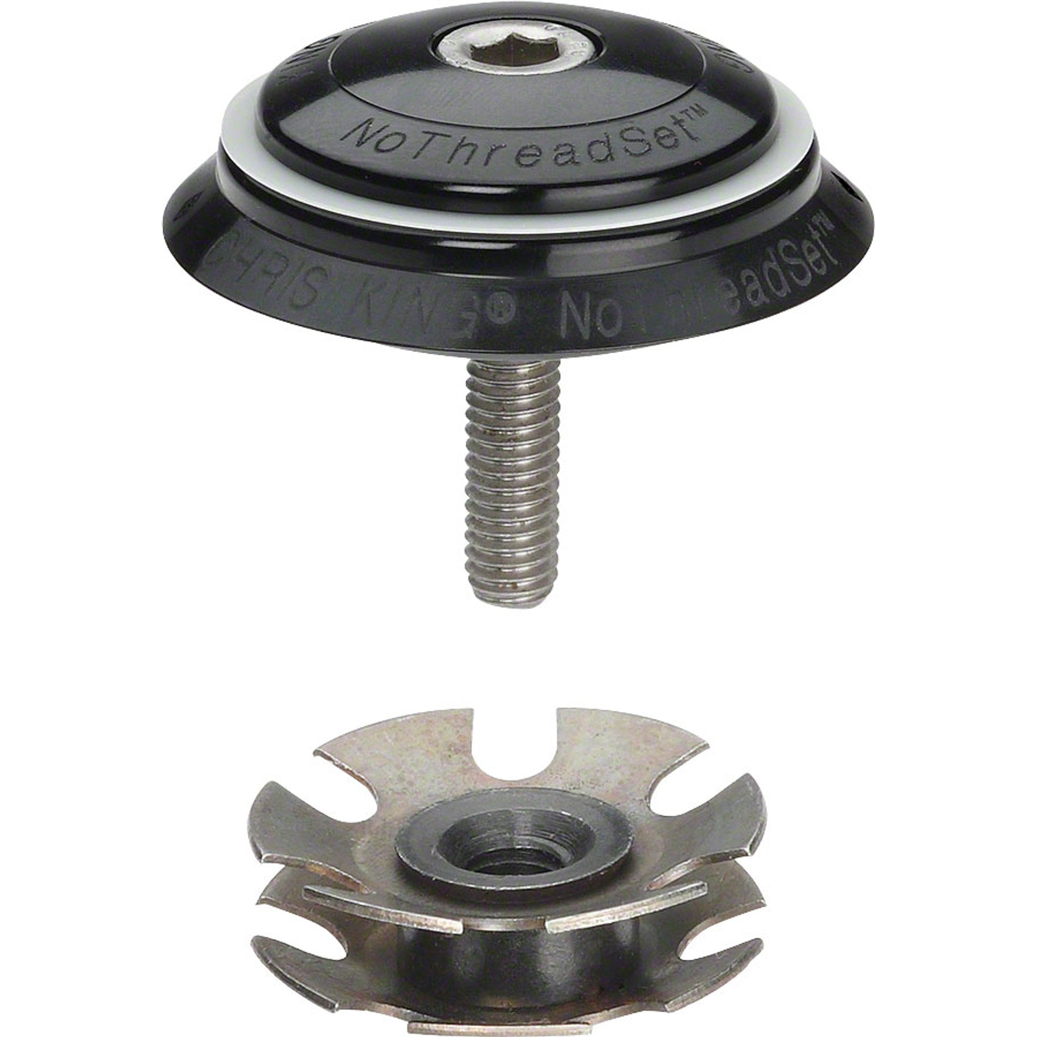 Chris King NoThreadSet Headset Conversion, 1-1/8" Black Sotto Voce