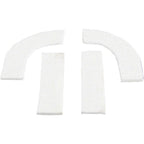 Pro Anti-Vibration Handlebar Pad Set - eTPU Foam, For Drop Bars, White