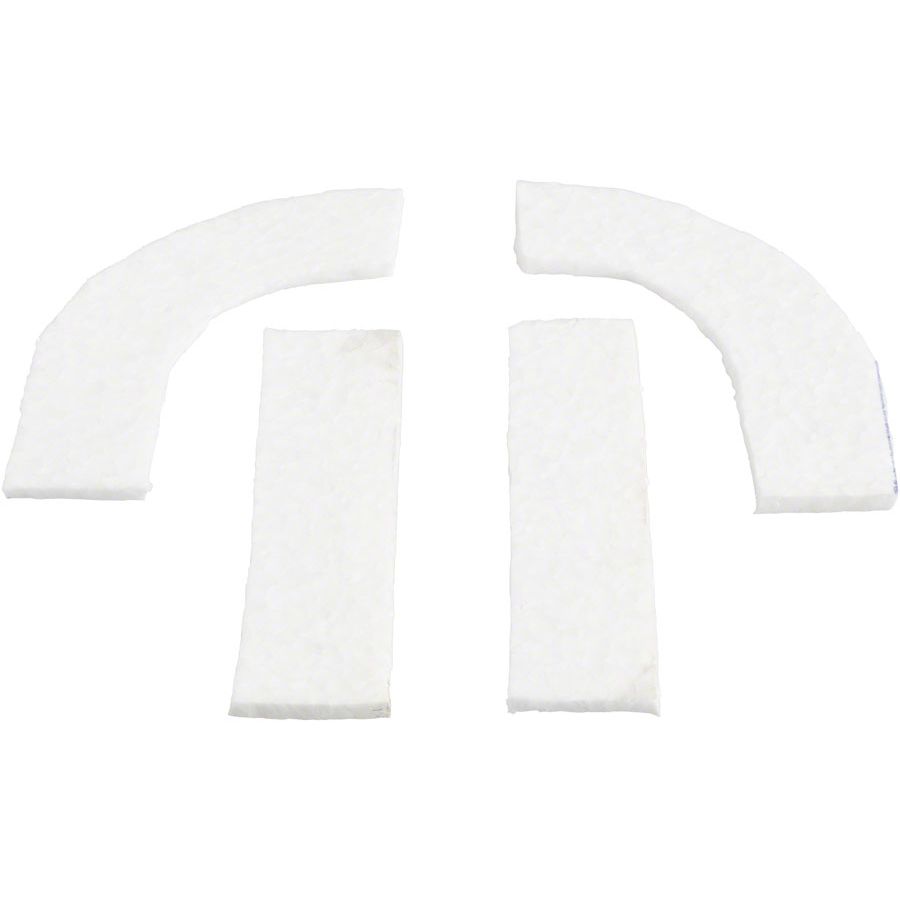 Pro Anti-Vibration Handlebar Pad Set - eTPU Foam, For Drop Bars, White