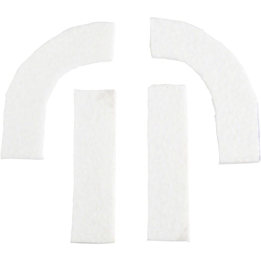 Pro Anti-Vibration Handlebar Pad Set - eTPU Foam, For Drop Bars, White