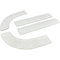 Pro Anti-Vibration Handlebar Pad Set - eTPU Foam, For Drop Bars, White