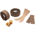 Regenerated Leather Bar Tape - 1.8mm, Brown