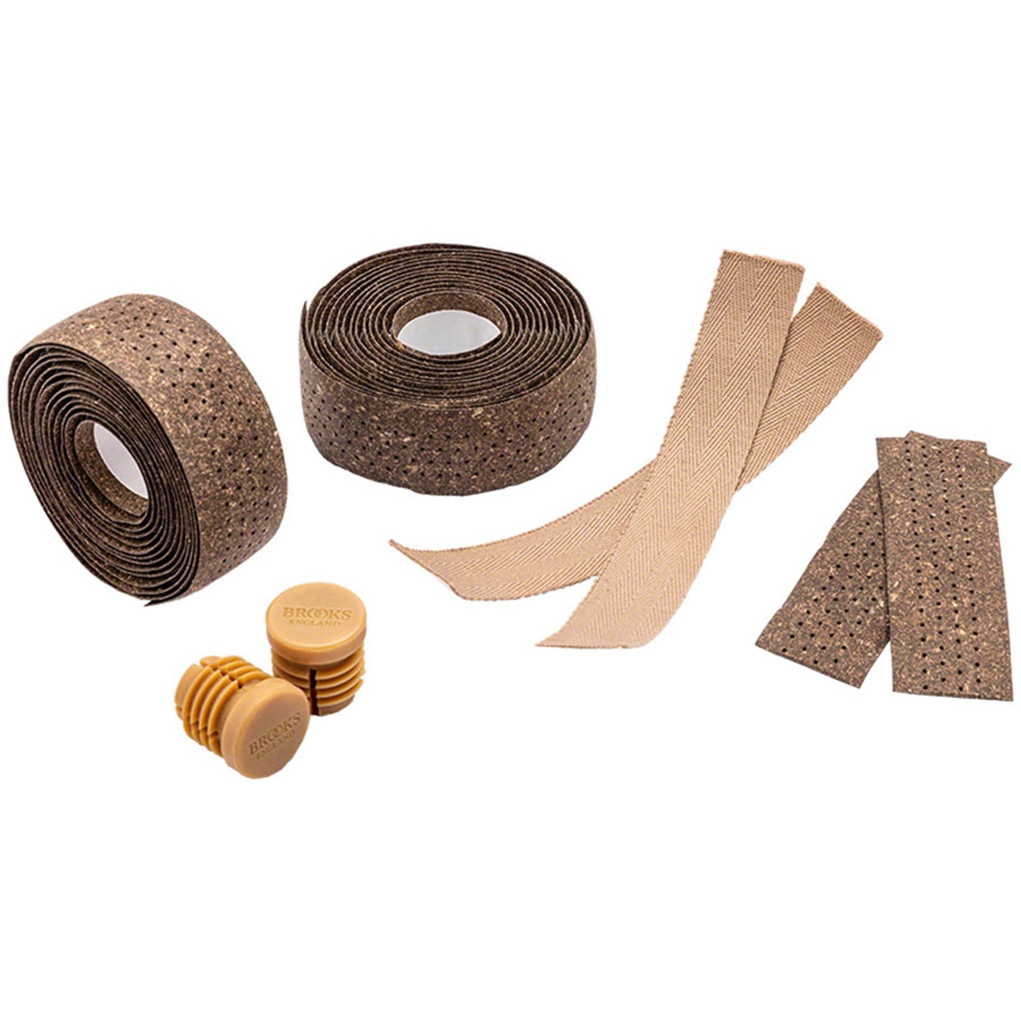 Regenerated Leather Bar Tape - 1.8mm, Brown