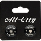 All-City Locking Handlebar End Plugs, Black