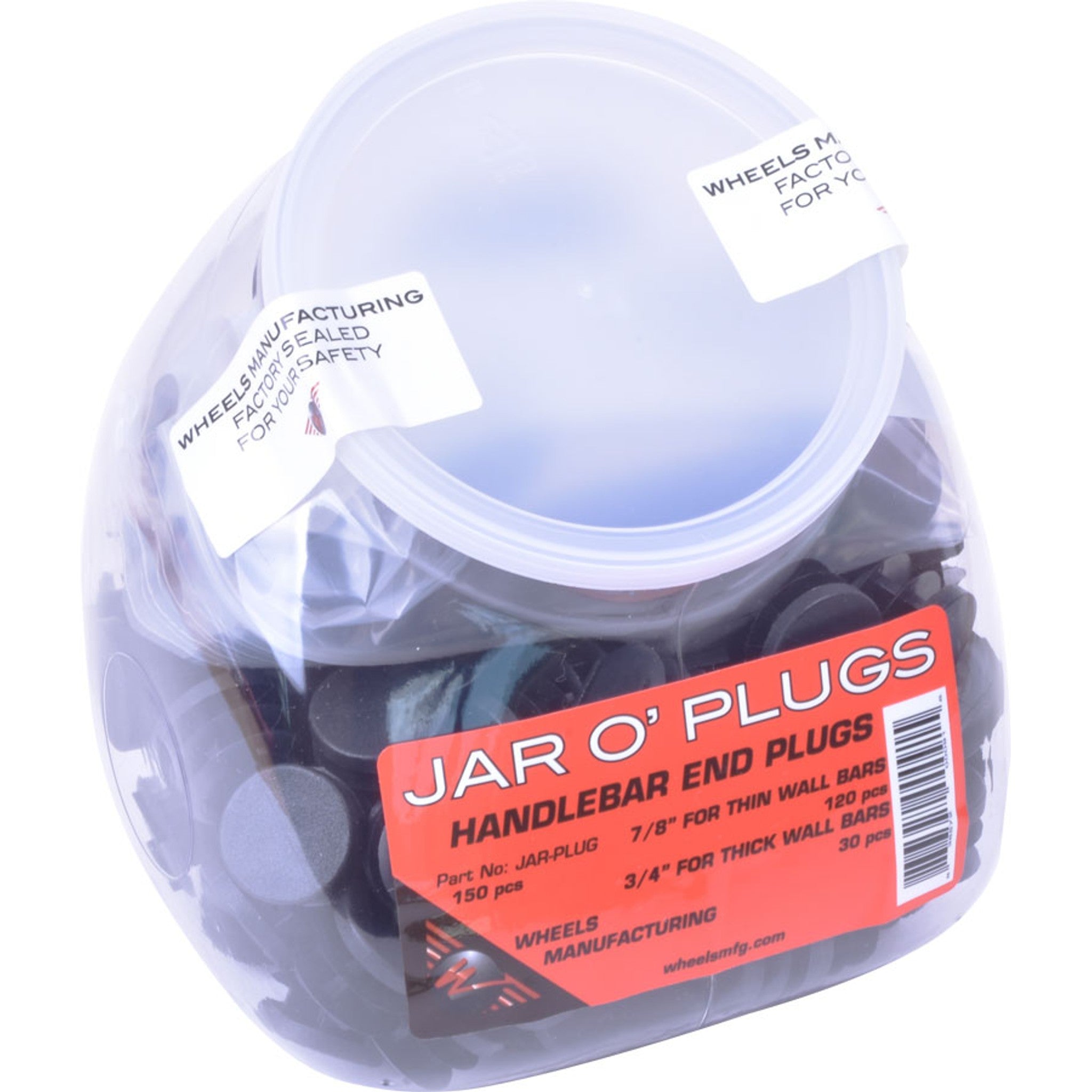 Jar O' Plugs: 150 Total (120 for Thinwall and 30 for Thickwall Handlebars)
