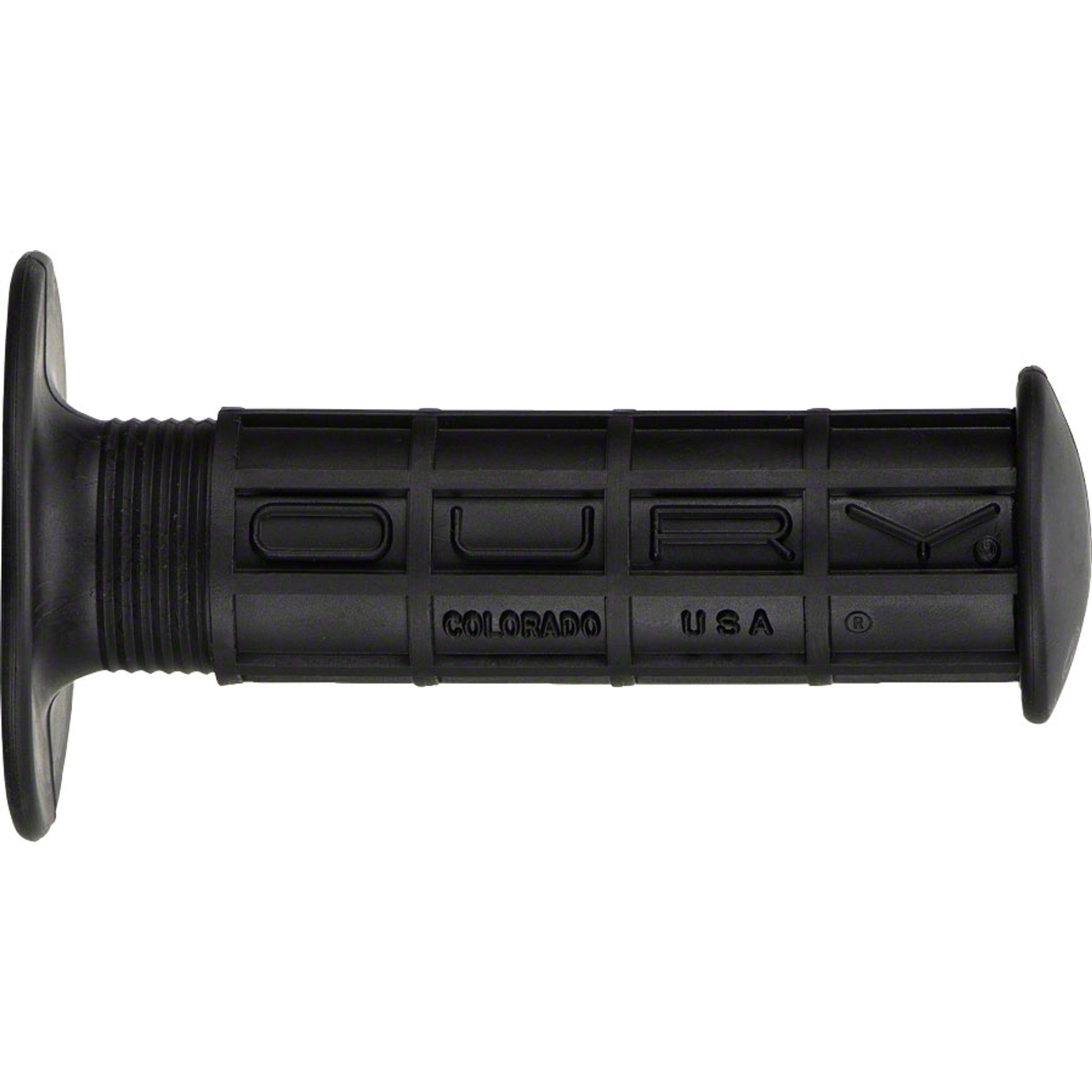 BMX Waffle Grips - Black, Flange