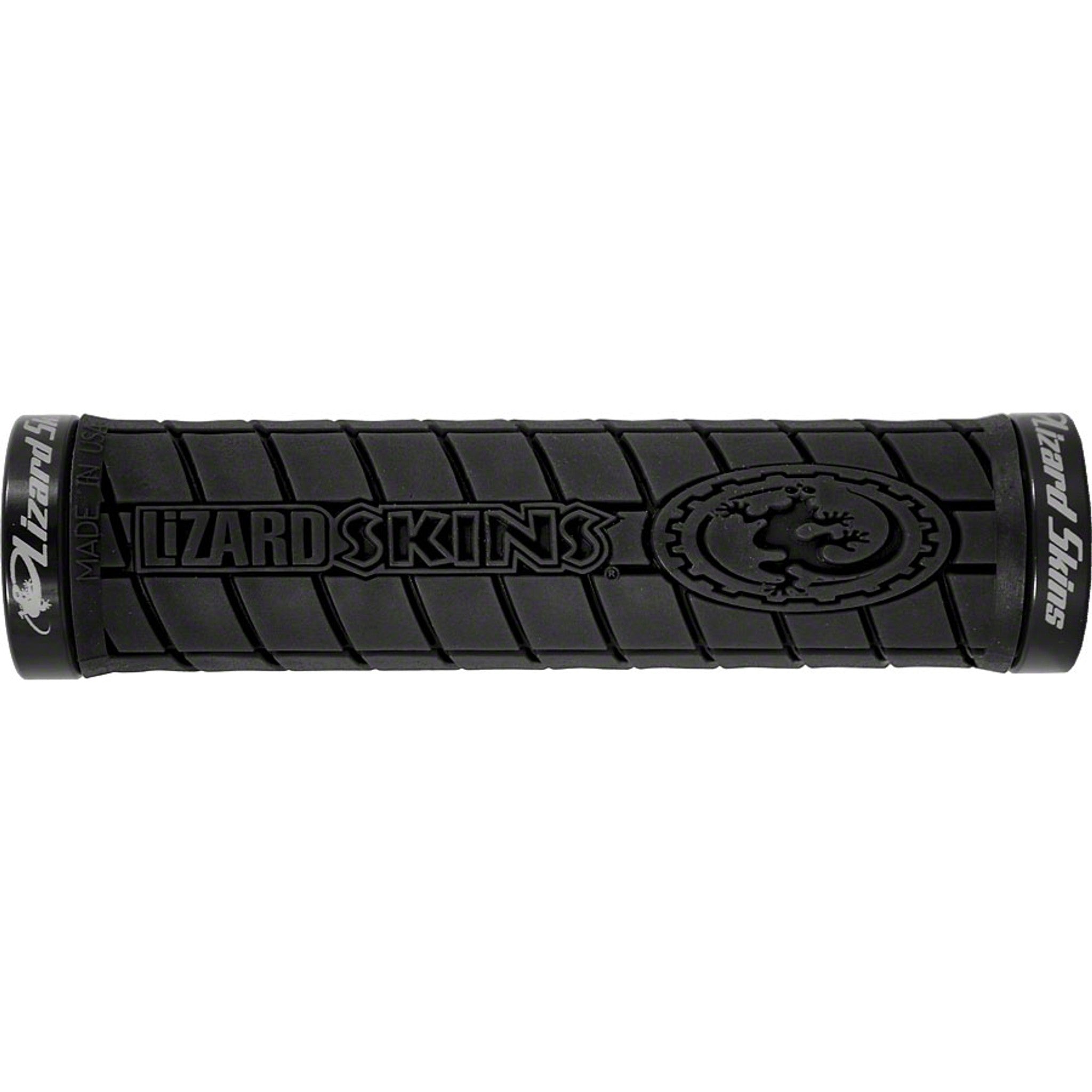 Logo Grips - Black, Lock-On