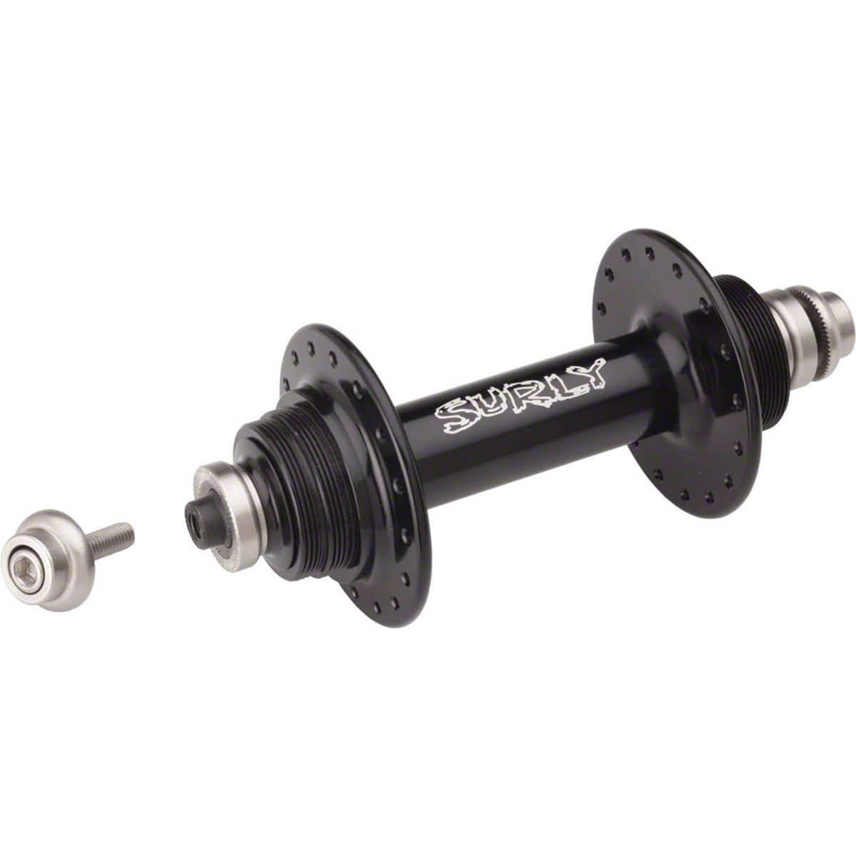 Ultra New Non-Disc Rear Hub - Rim Brake - Fixed/Free - 32H - Threaded Standard 1.37" x 24tpi - J-Bend