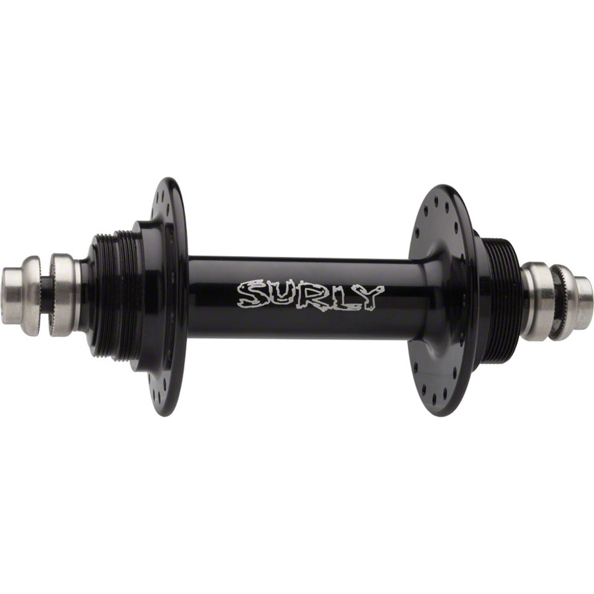 Ultra New Non-Disc Rear Hub - Rim Brake - Fixed/Free - 32H - Threaded Standard 1.37" x 24tpi - J-Bend