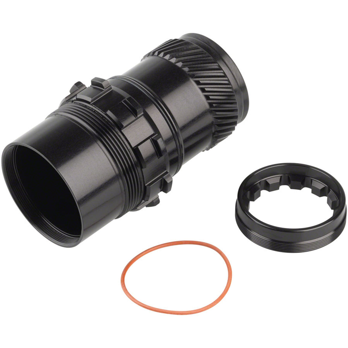 Rear Hub Driveshell Conversion - Twin Bearing - Alloy - Black