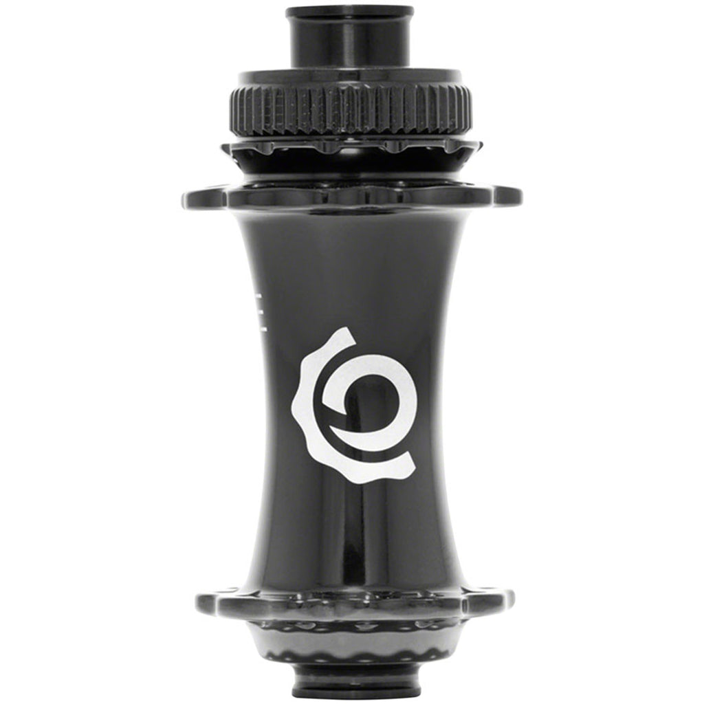 Solix Classic Front Hub - 15 x 110mm, Center-Lock, Black, 28H