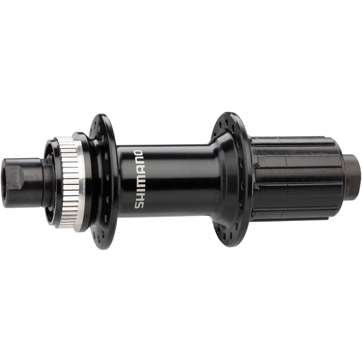 FH-RS470 Hub - Center-Lock - HG 11 Road - 12 x 142mm - Black - 12mm Thru x 142mm - Center-Lock Disc - Shimano HG 11/12-Speed Road - J-Bend