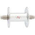 High-Flange Front Hub - 9 x 1 x 100mm, Rim Brake, Polished Silver, 32h
