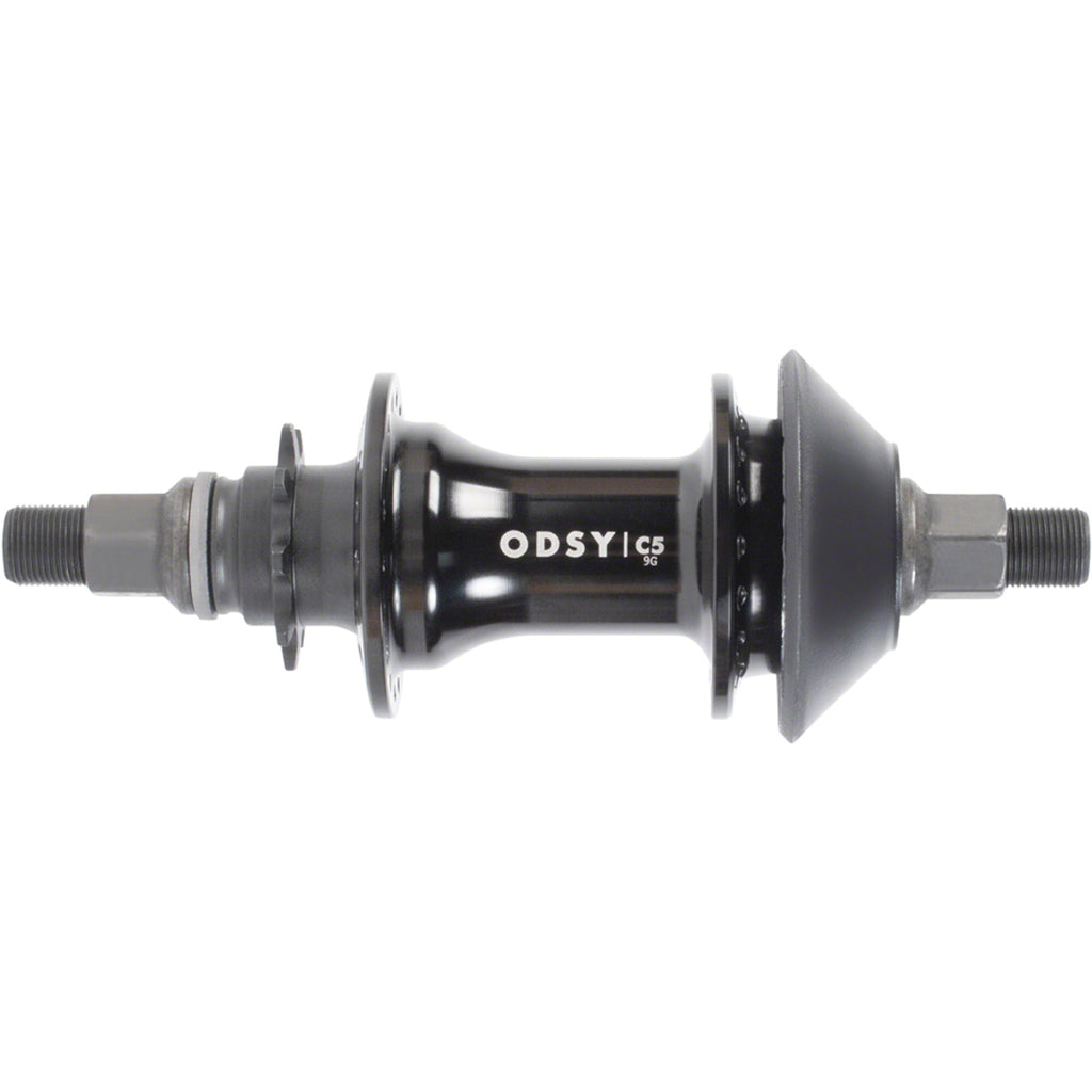 C5 Hub - Rear, Cassette, 9T, 14mm, 36H, Right or Left Hand Drive, Black